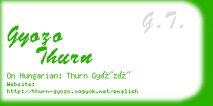 gyozo thurn business card